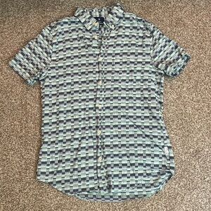 Ben Sherman Men’s Button Down Short Sleeved Shirt